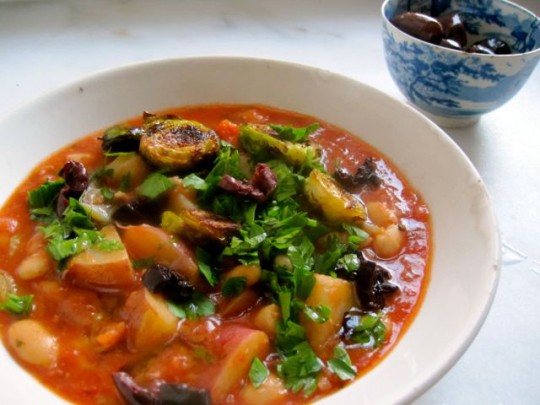 White bean vegetable stew