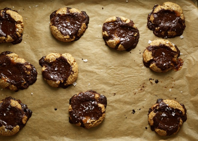 Gluten-free chocolate apricot and almond cookies + book launch photos