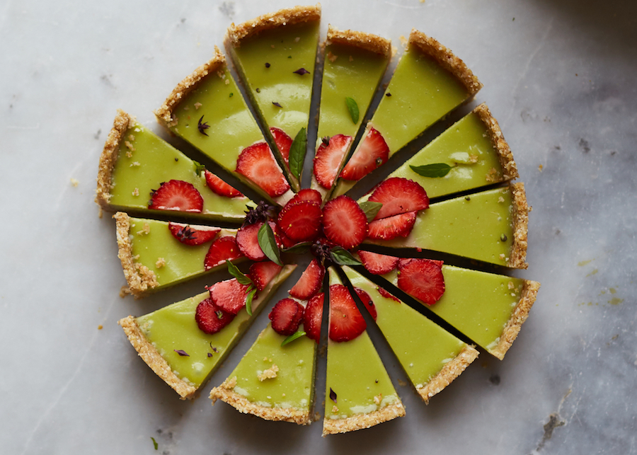 STRAWBERRY BASIL TART Amy Chaplin